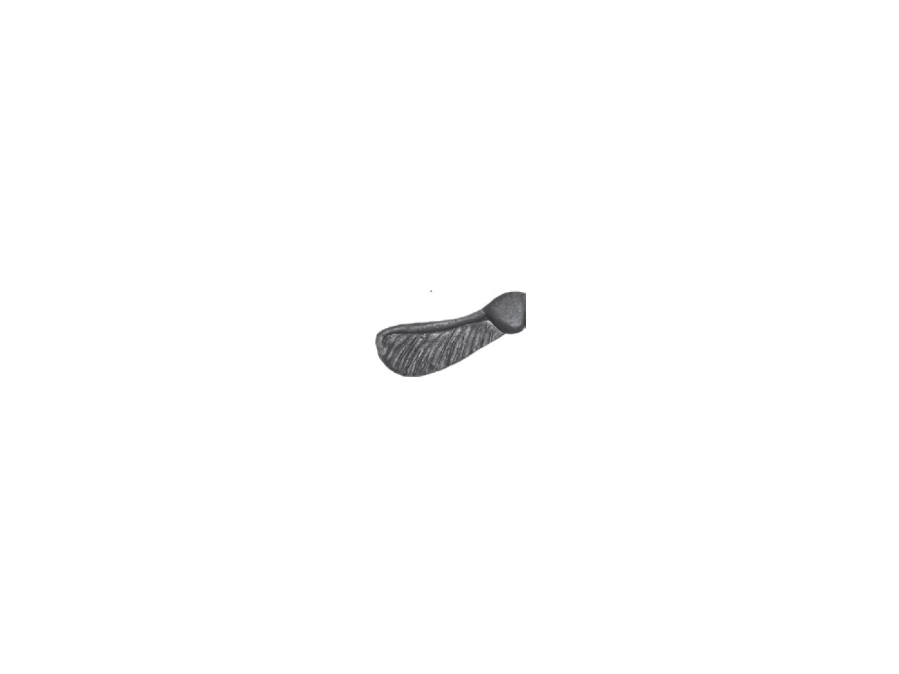 Stalowy liść kuty 35x125mm 14.319.05 Stalowy liść kuty 35x125mm 14.319.05
