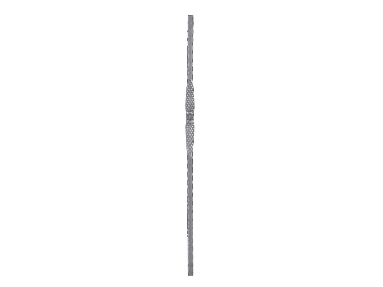Słup balustradowy stalowy 25x25mm Słup balustradowy stalowy 25x25mm