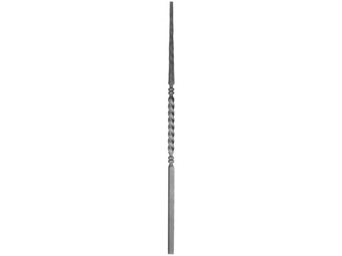 Słup balustradowy stalowy 25x25mm