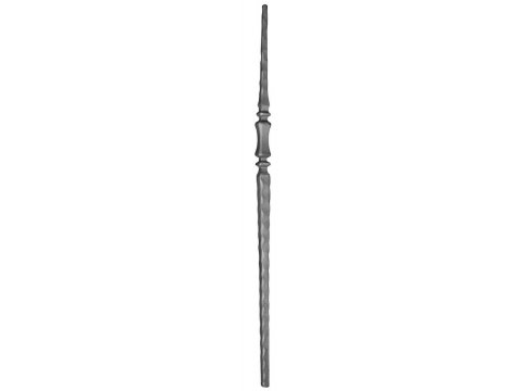 Słup balustradowy metalowy 25x25mm