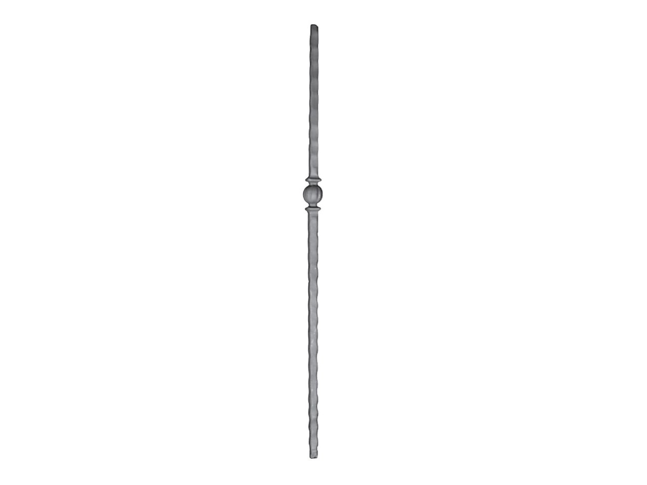 Słup balustradowy stalowy 25x25mm Słup balustradowy stalowy 25x25mm
