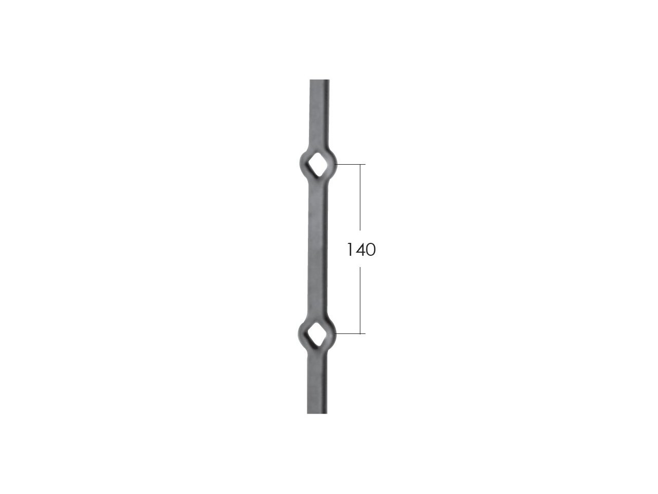 Pręt do krat 14x14mm Pręt do krat 14x14mm