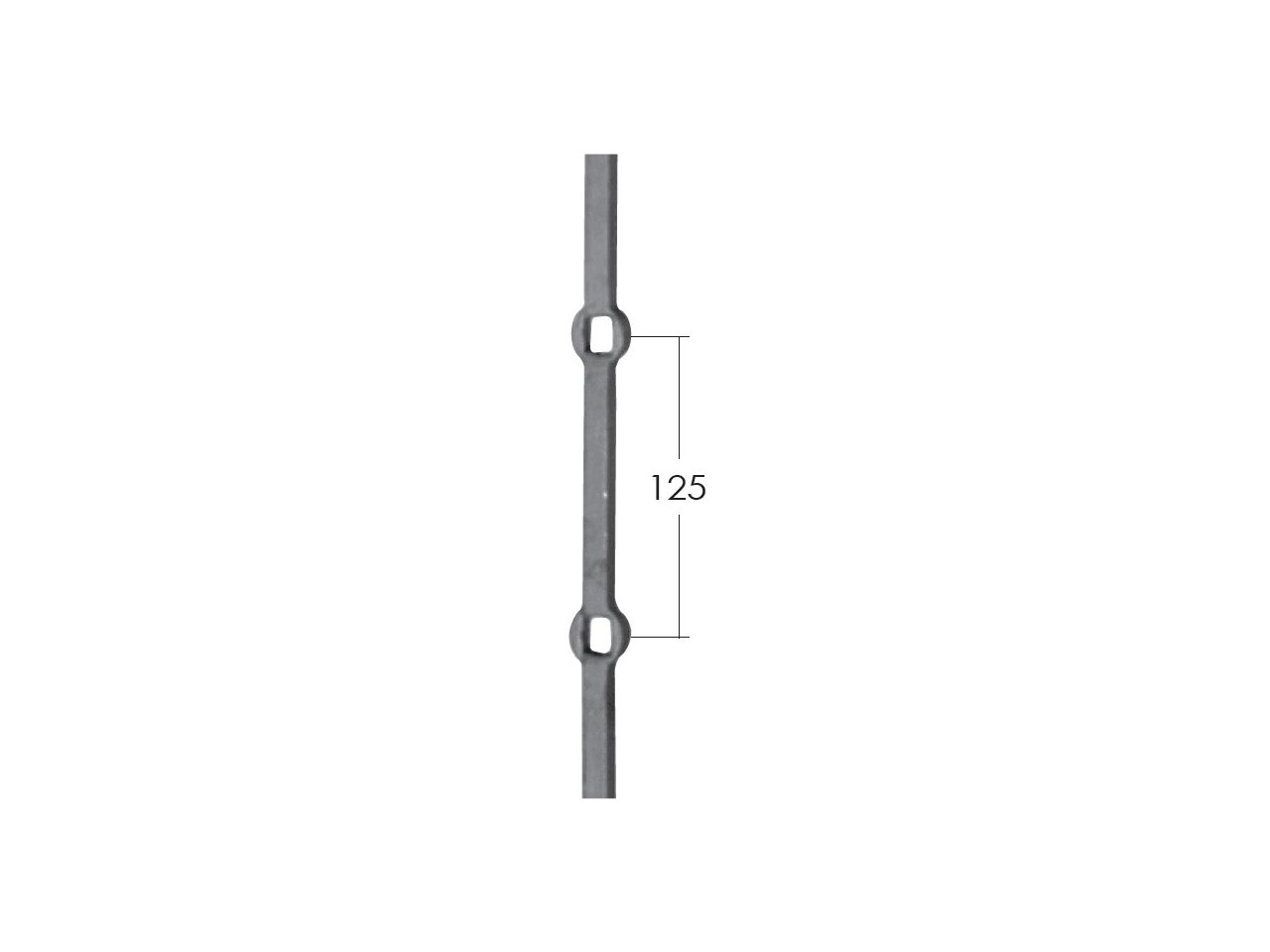 Stalowy pręt do krat 14x14mm Stalowy pręt do krat 14x14mm