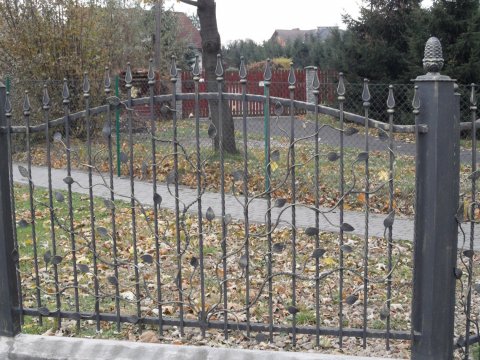 Ogrodzenie kute przęsła nowoczesne OK48