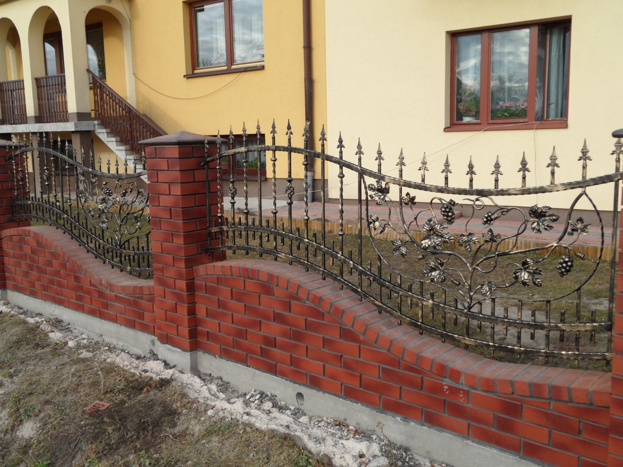 Ogrodzenie kute przęsła stalowe OK51