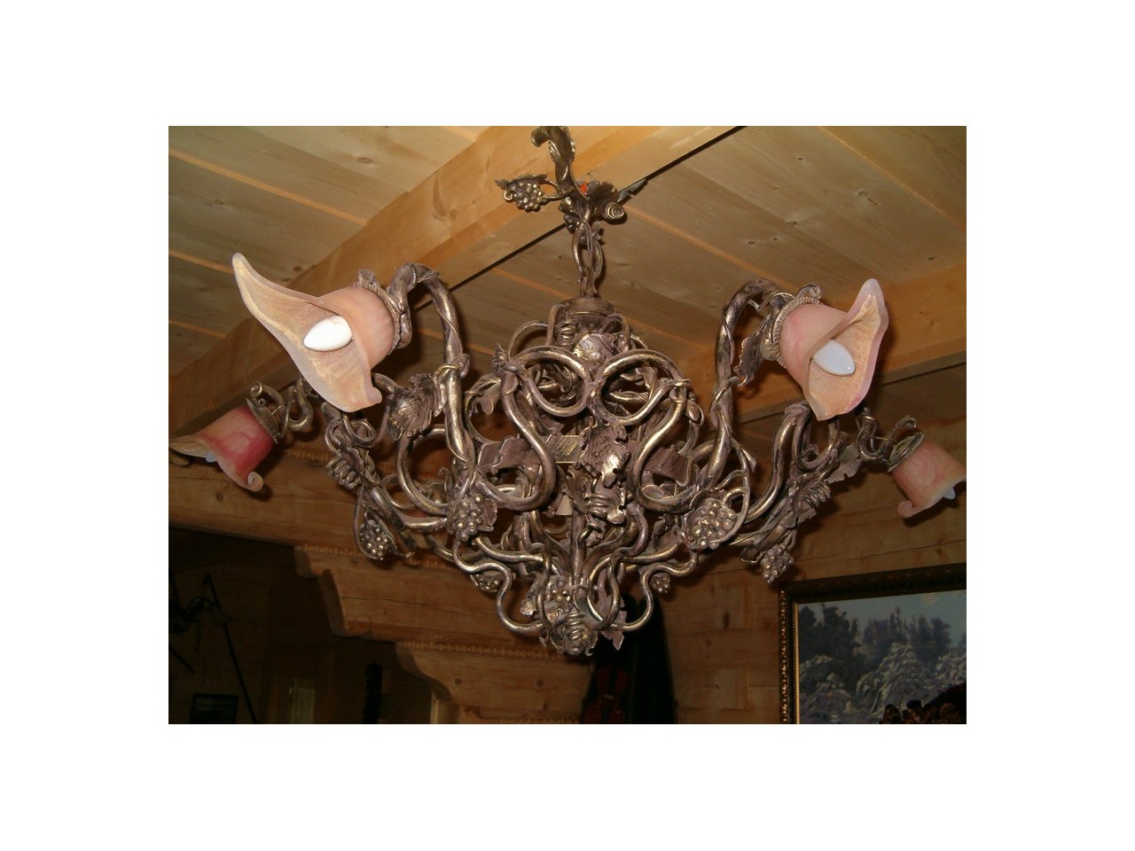 Lampa kuta stalowa wisząca LK04 Lampa kuta stalowa wisząca LK04