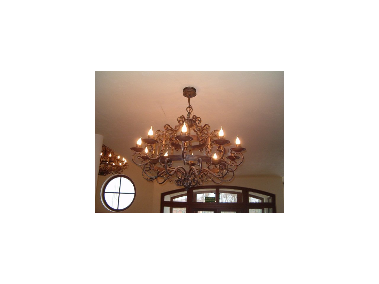 Lampa kuta stalowa wisząca LK07 Lampa kuta stalowa wisząca LK07