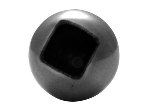 Stalowa kula z otworem fi25mm