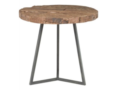 Schmiedetisch mit Holzplatte SK02