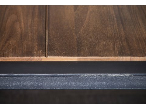 Schmiedetisch mit Holzplatte SK02