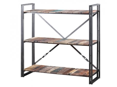 Schmiedetisch mit Holzplatte SK05