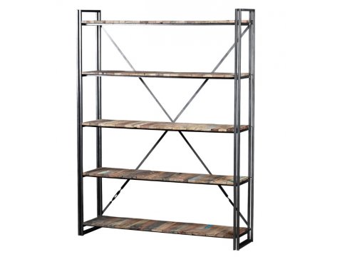 Schmiedetisch mit Holzplatte SK05