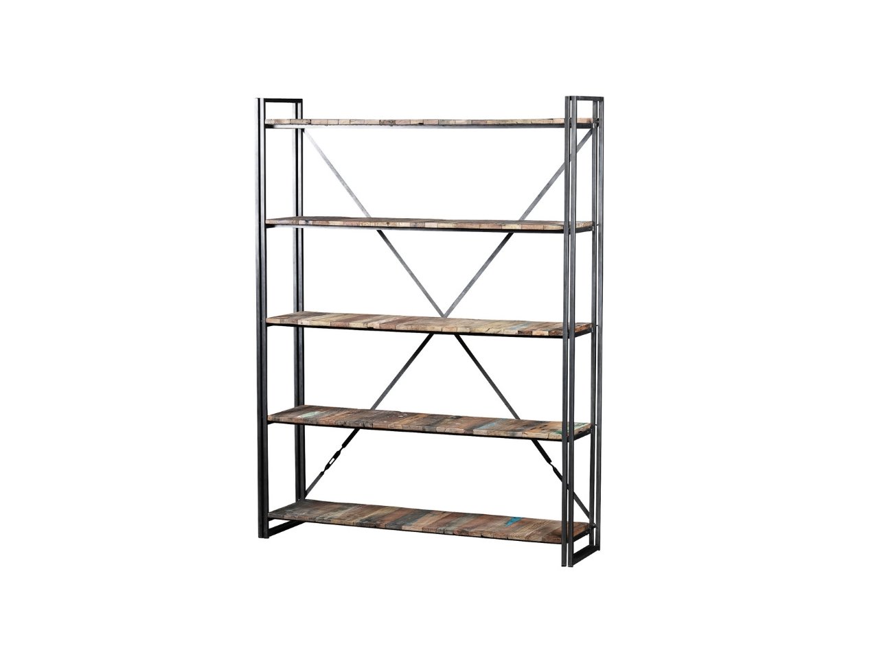 Schmiedetisch mit Holzplatte SK05