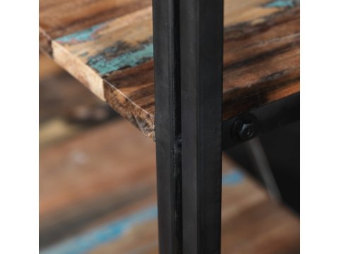 Schmiedetisch mit Holzplatte SK05
