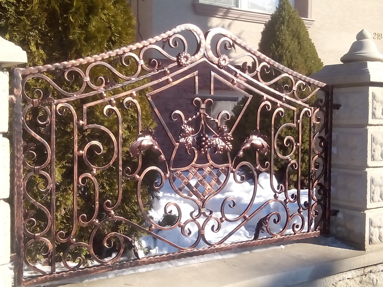 Gechmeidete Zaun OK01