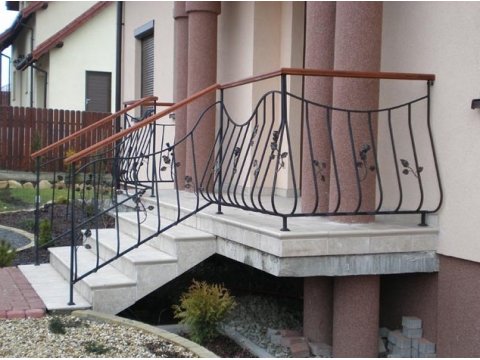 Balustrada kuta zewnętrzna balkon BKZ0032