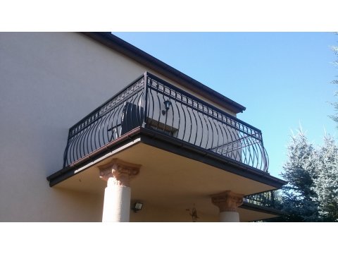Balustrada kuta zewnętrzna balkon BKZ0040