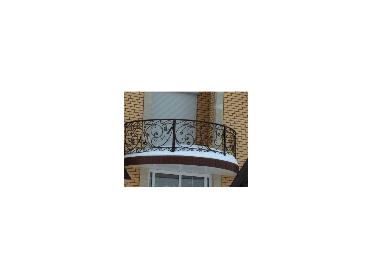 Balustrada kuta zewnętrzna balkon BKZ0044