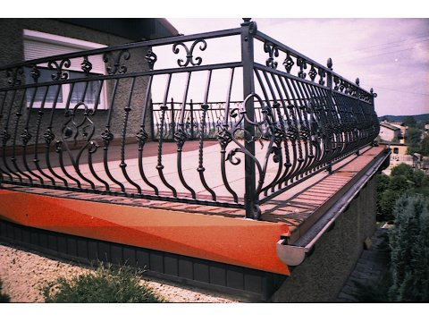 Balustrada kuta zewnętrzna balkon BKZ0017