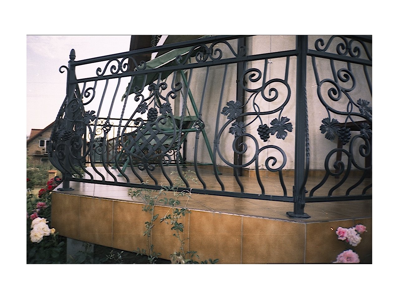 Balustrada kuta zewnętrzna balkon BKZ0027