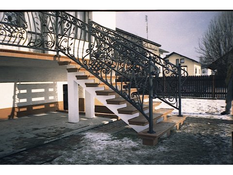 Balustrada kuta zewnętrzna balkon BKZ0019