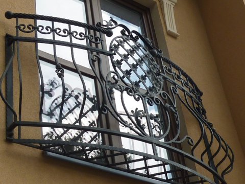 Balustrada kuta zewnętrzna barierka okno BKZ0029