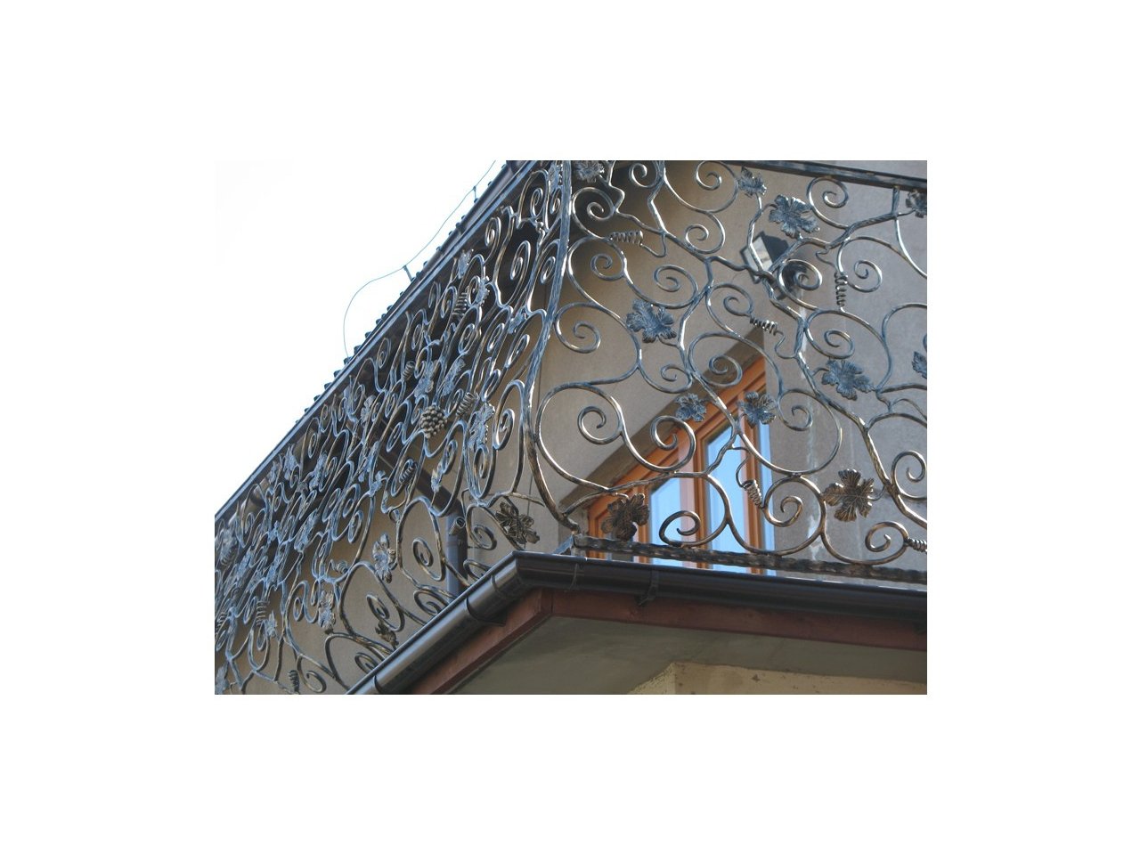 Balustrada kuta zewnętrzna na balkon