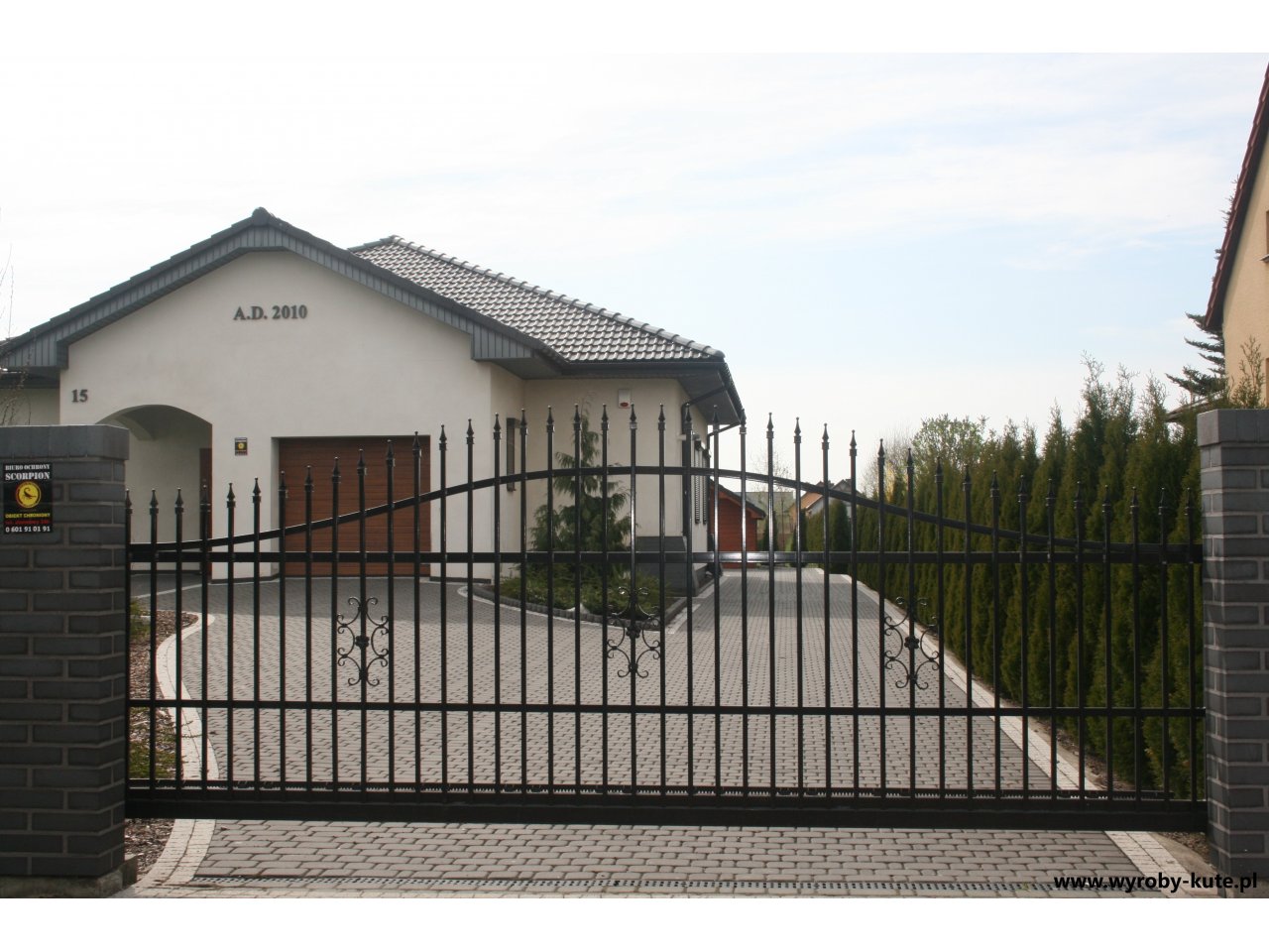 Brama Kuta Uchylna Model BU07