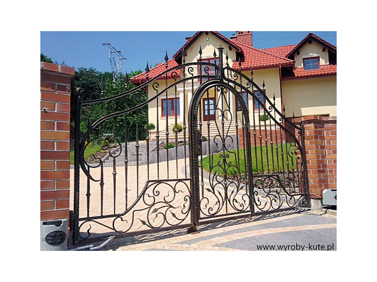 Brama kuta uchylna model BU48 Brama kuta uchylna model BU48