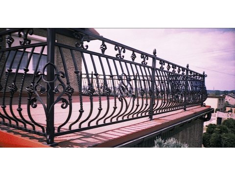 Balustrada kuta zewnętrzna balkon BKZ0017