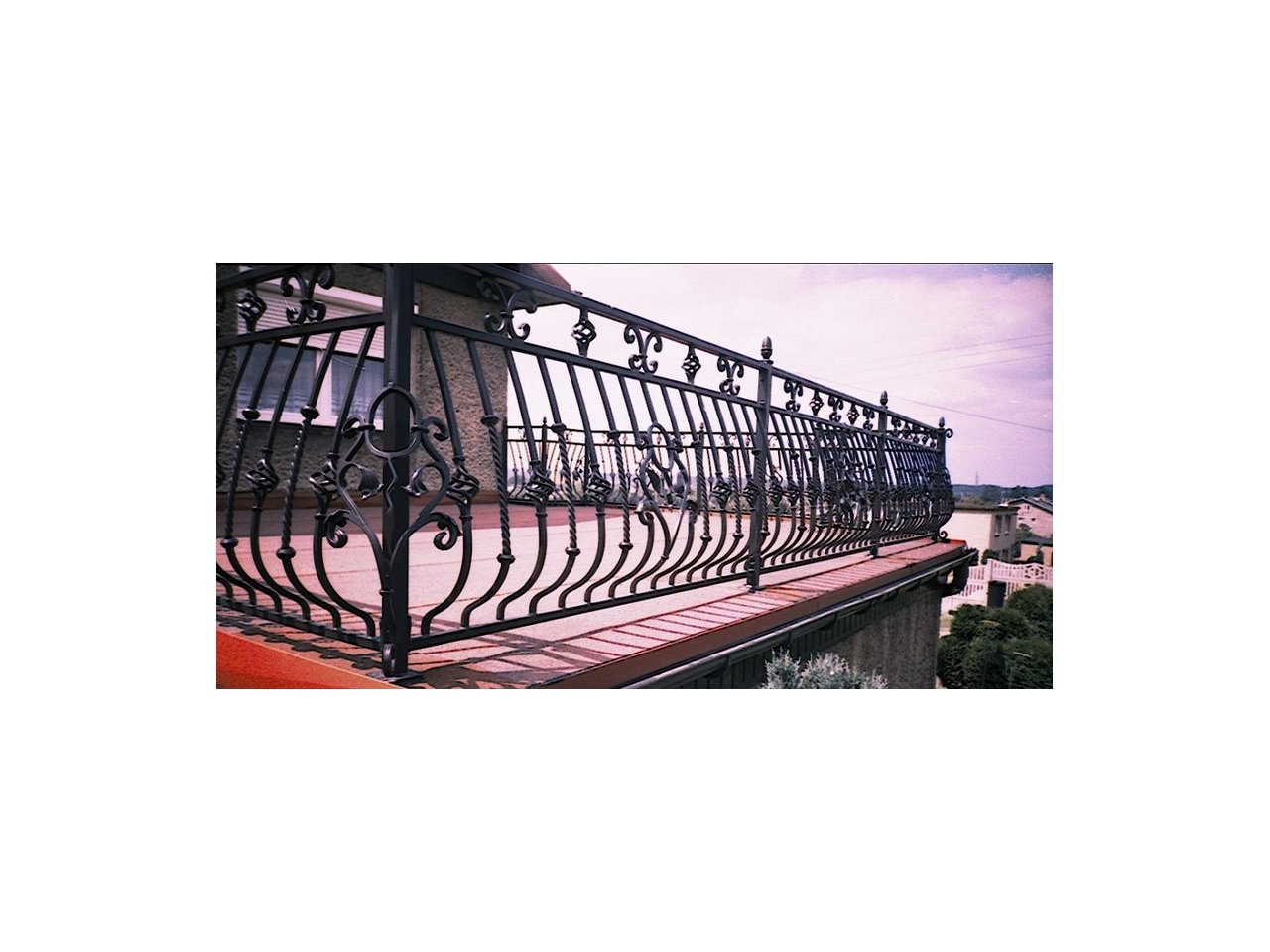 Balustrada kuta zewnętrzna balkon BKZ0017