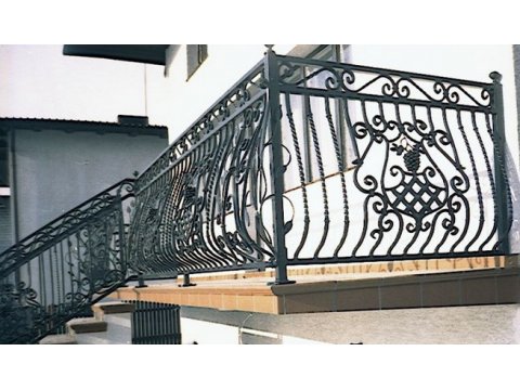 Balustrada kuta zewnętrzna balkon BKZ0019