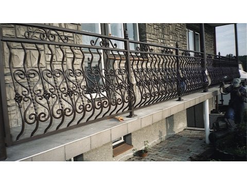 Balustrada kuta zewnętrzna balkon BKZ0022