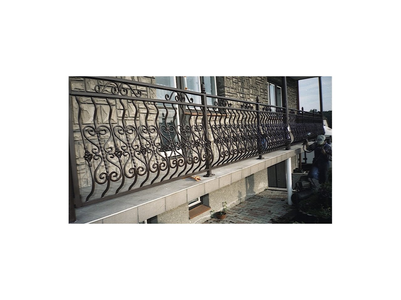 Balustrada kuta zewnętrzna balkon BKZ0022