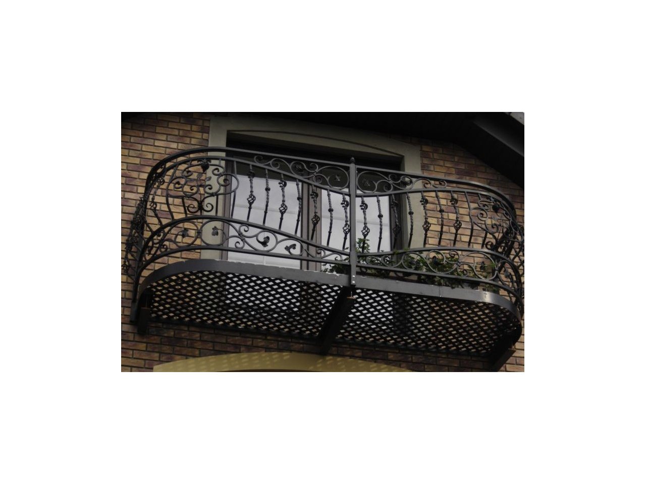 Balustrada kuta zewnętrzna balkon BKZ0021