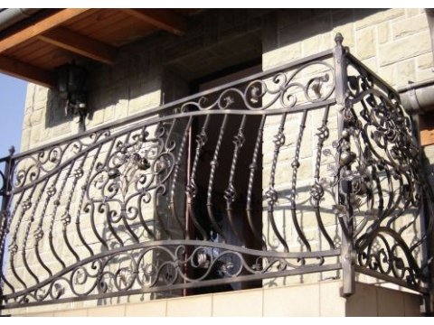 Balustrada kuta zewnętrzna balkon BKZ0025