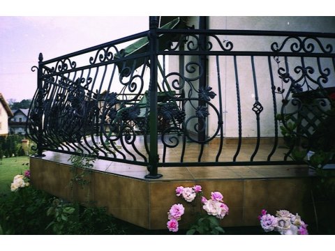 Balustrada kuta zewnętrzna balkon BKZ0027