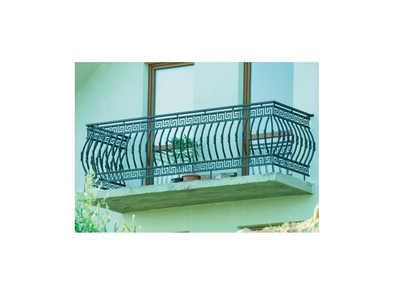 Balustrada kuta zewnętrzna balkon BKZ0027