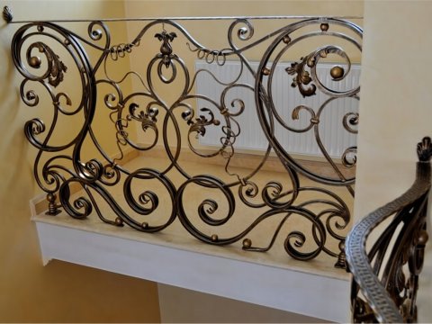 Jugendstil-Metallgeländer -...