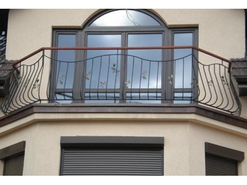 Balustrada kuta zewnętrzna balkon BKZ0032