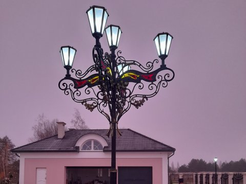 Geschmiedete Gartenlaterne...