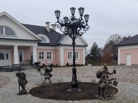 Geschmiedete Gartenlaterne...