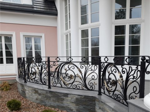 Schmiedeeisen-Terrassengelä...