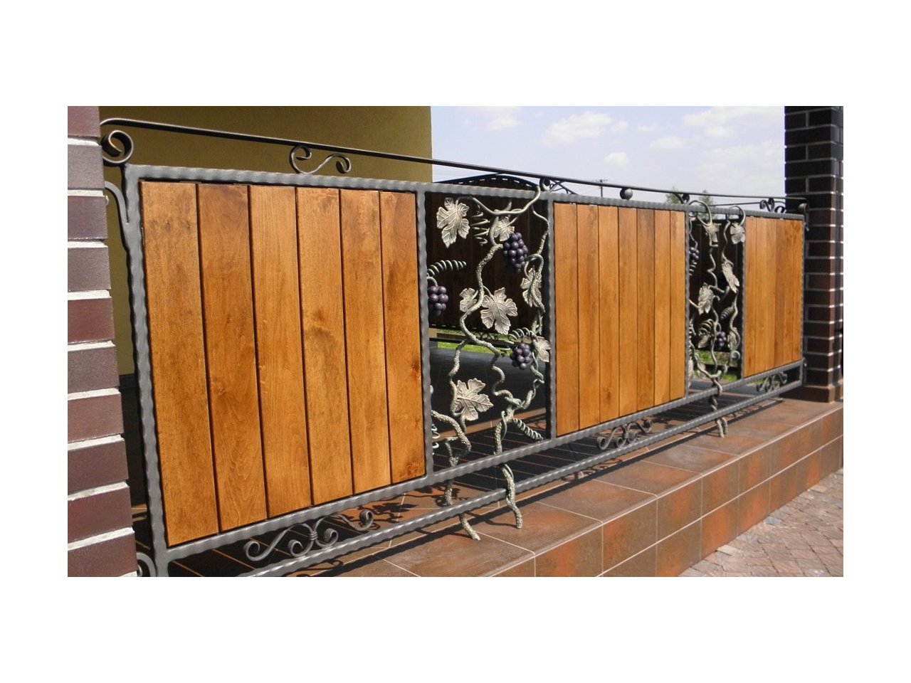 Balustrada kuta zewnętrzna balkon BKZ0033