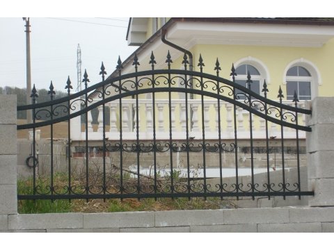 Ogrodzenie kute przęsła metalowe OK38