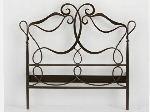 Geschmiedetes Metallbett -...