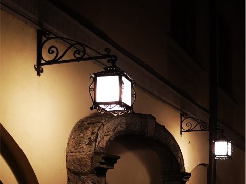 Geschmiedete Außenlampe -...