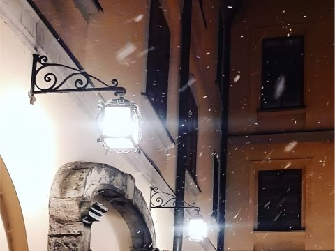 Geschmiedete Außenlampe -...