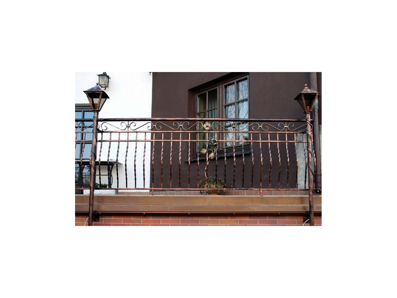 Balustrada kuta zewnętrzna balkon BKZ0036