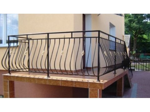 Balustrada kuta zewnętrzna balkon BKZ0038